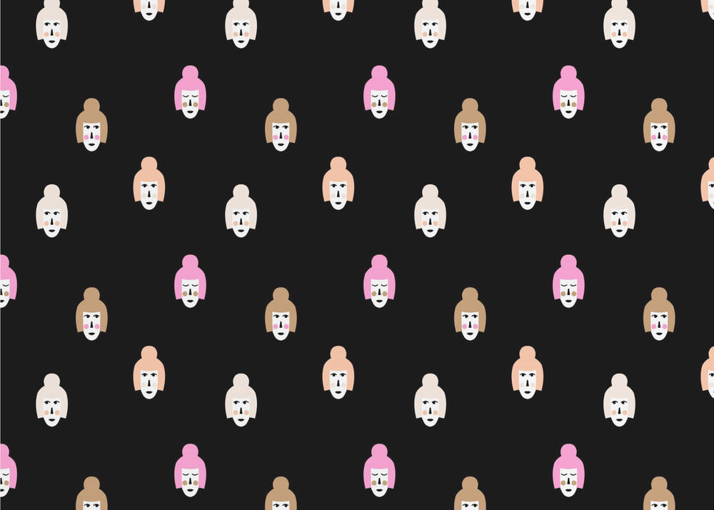 Faces (pattern design)