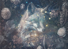 Fox Animal Vintage Art Illustration Wallart 03