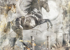 Mythological Horse Moonlight