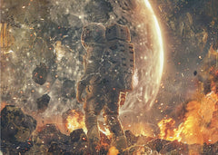 Burning World Astronaut