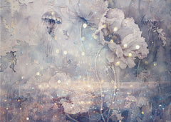 Dreamy Floral Jellyfish