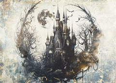 Moonlit Haunted Castle