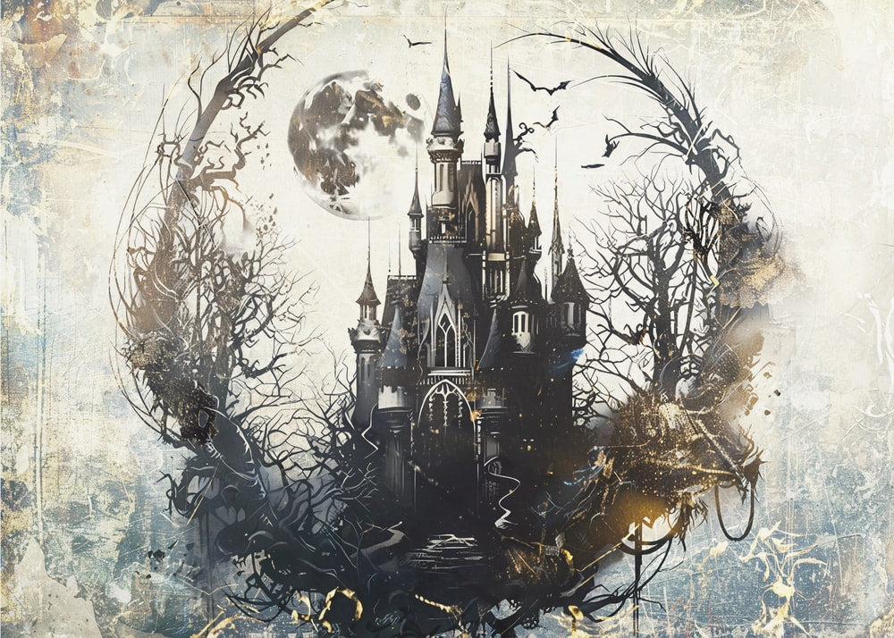 Moonlit Haunted Castle