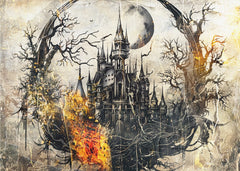 Gothic Castle Moonlight