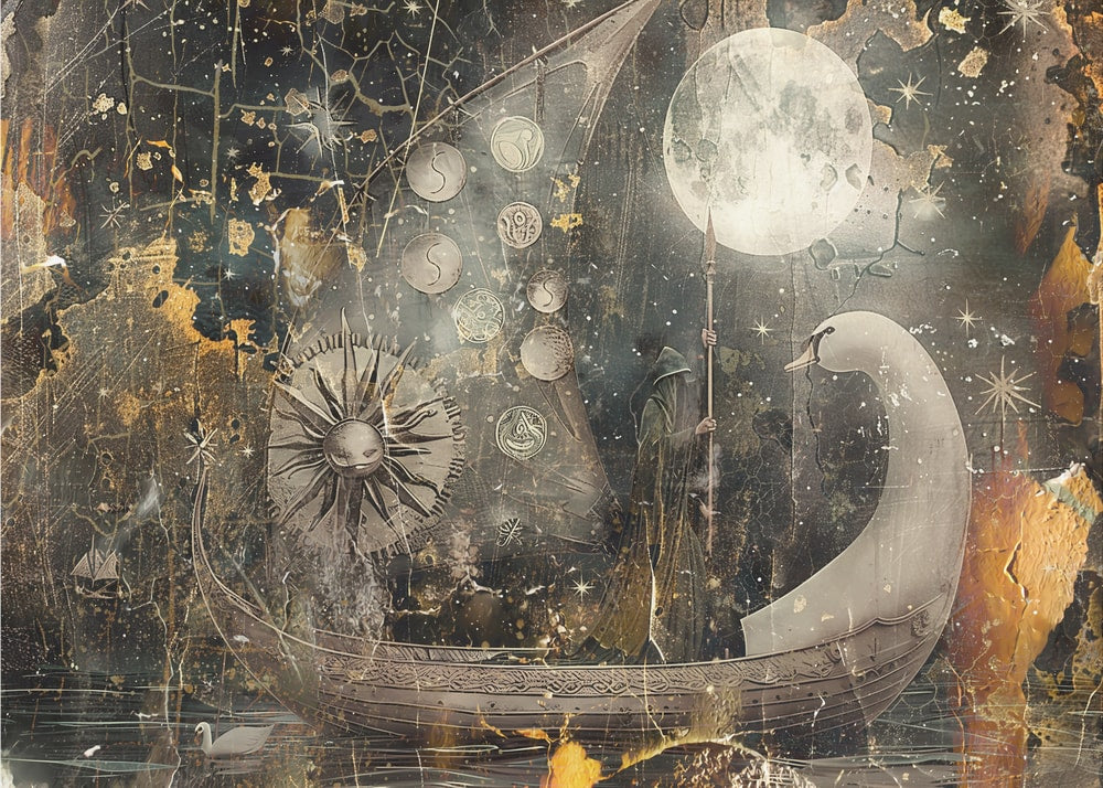 Moonlit Swan Voyage