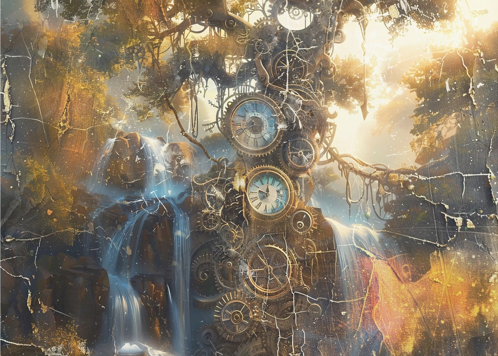 Surreal Fable Abstract Art Illustration Wallart 127