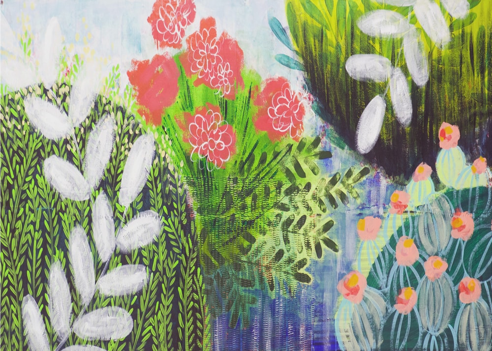 Vibrant Garden Scene