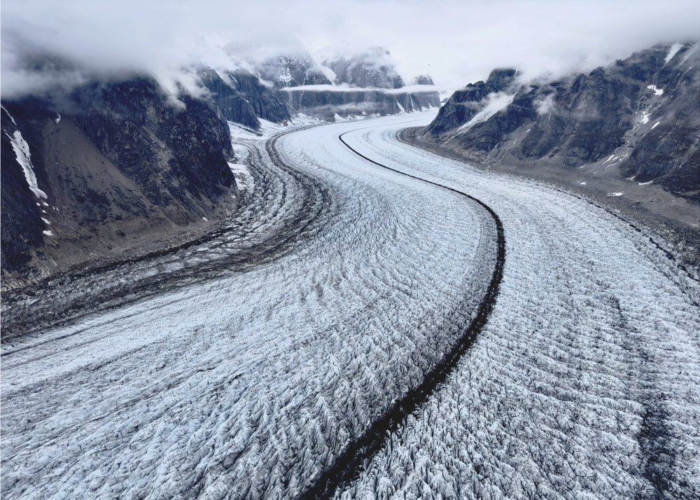 Winding Glacier Valley