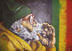 Smoking Rasta Man