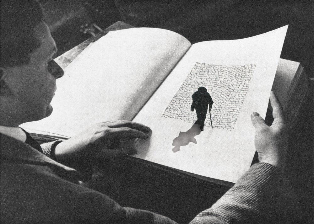 Man Reads Lone Journey