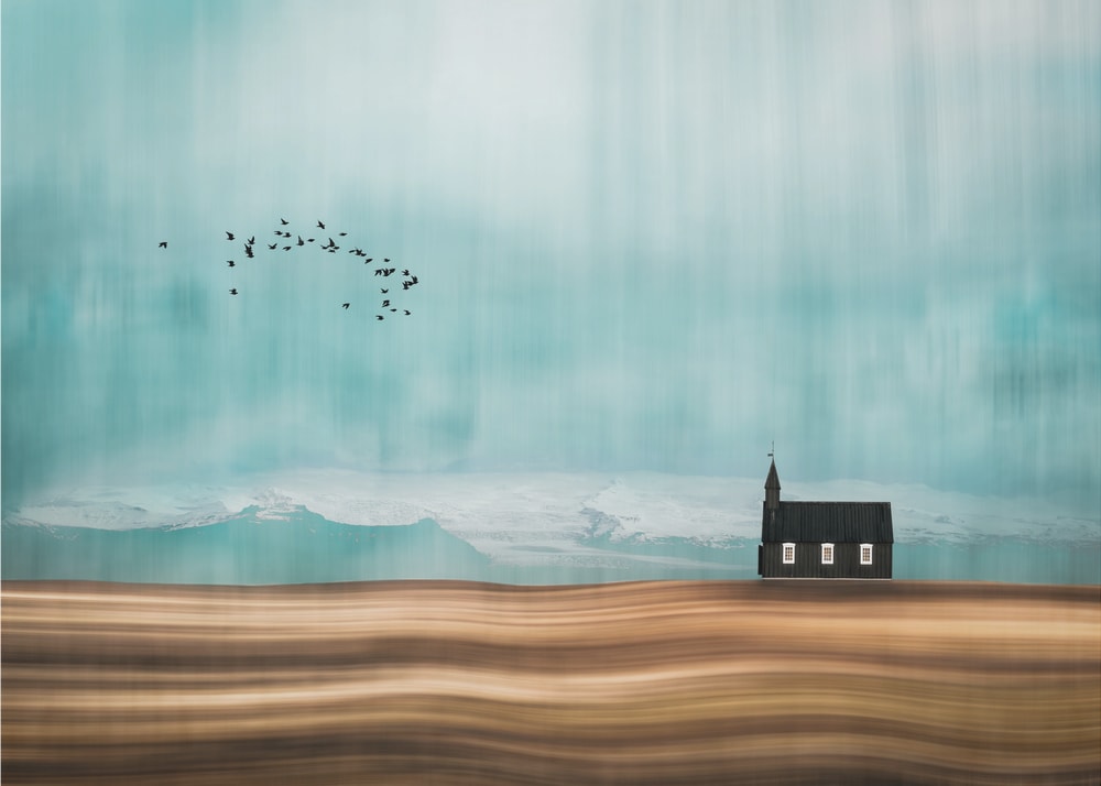 Dreamy Church Landscape