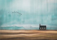 Dreamy Church Landscape
