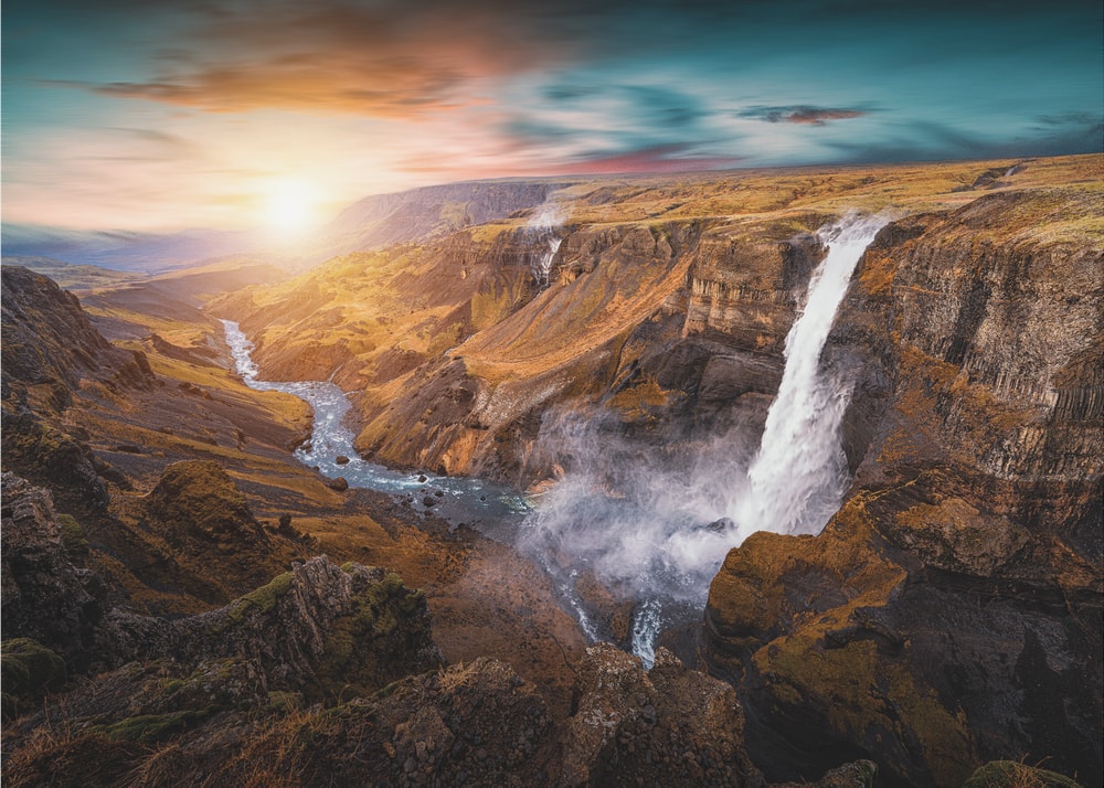 Golden Canyon Waterfall