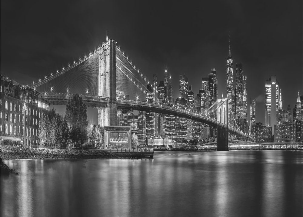 Brooklyn Bridge Night Glow