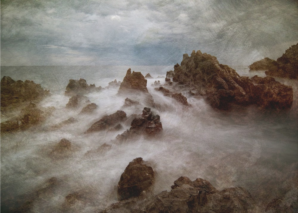 Misty Rocky Coast