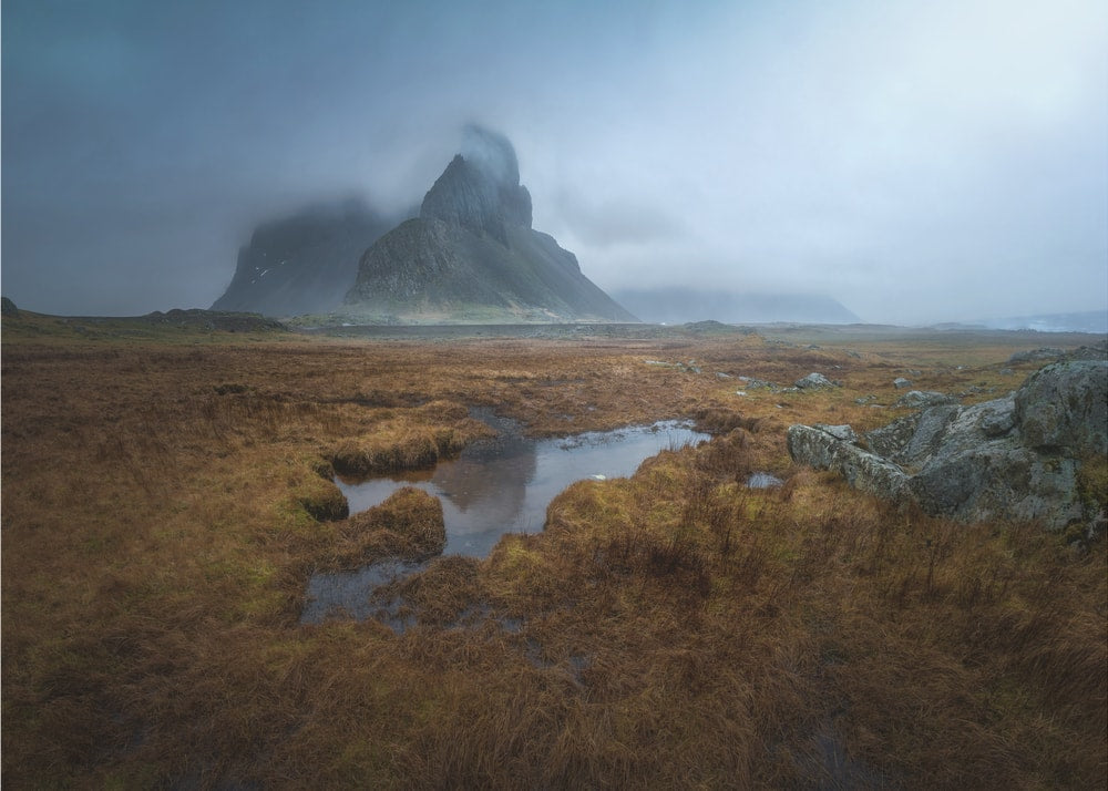 Misty Mountain Landscape