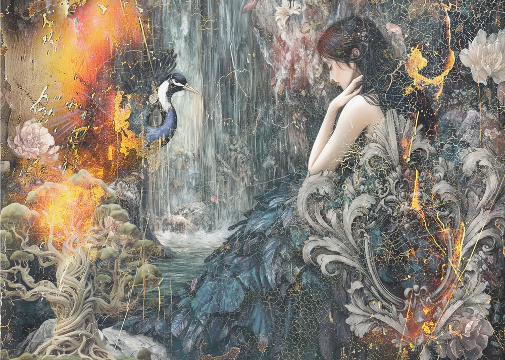 Enchanted Waterfall Woman