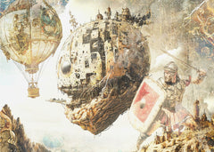 Roman Soldier Steampunk City
