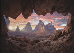 Desert Cave Sunset