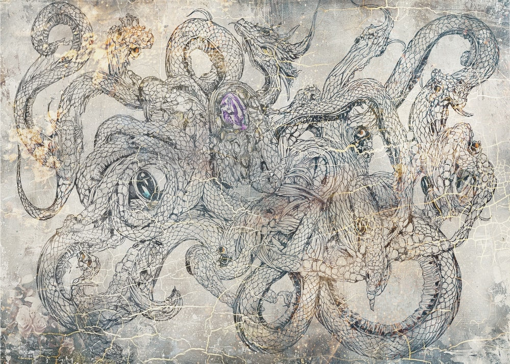Coiled Serpent Dragon