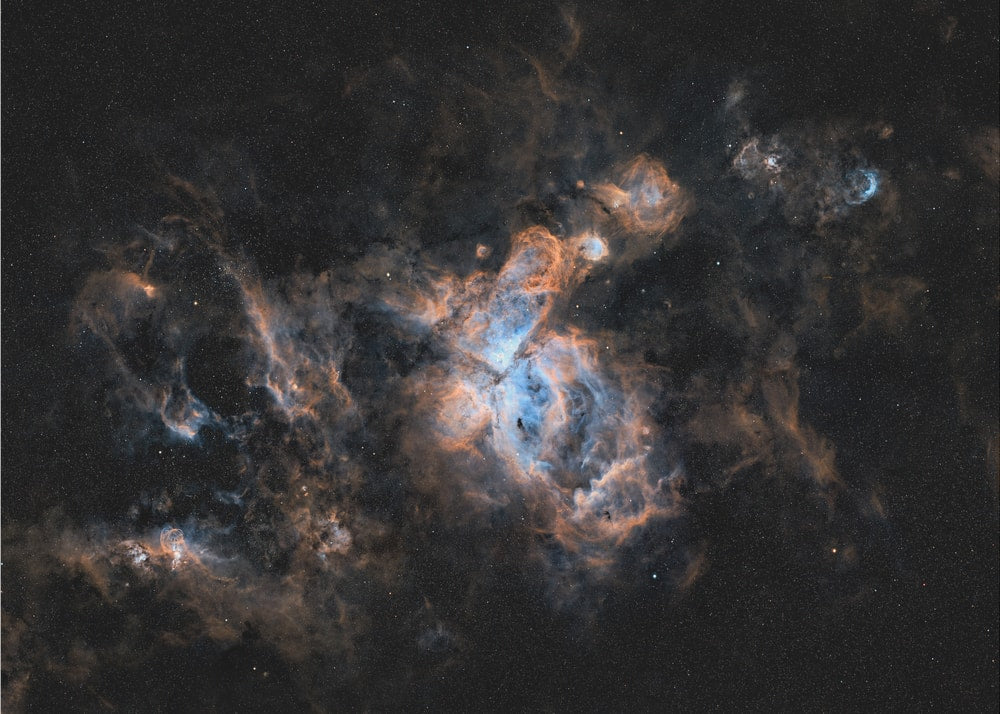 Vibrant Cosmic Nebula