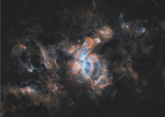 Vibrant Cosmic Nebula