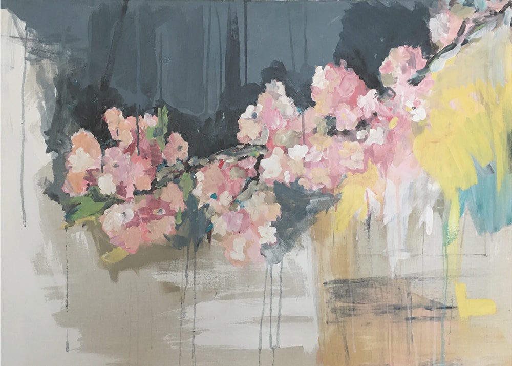 Pink Floral Abstract