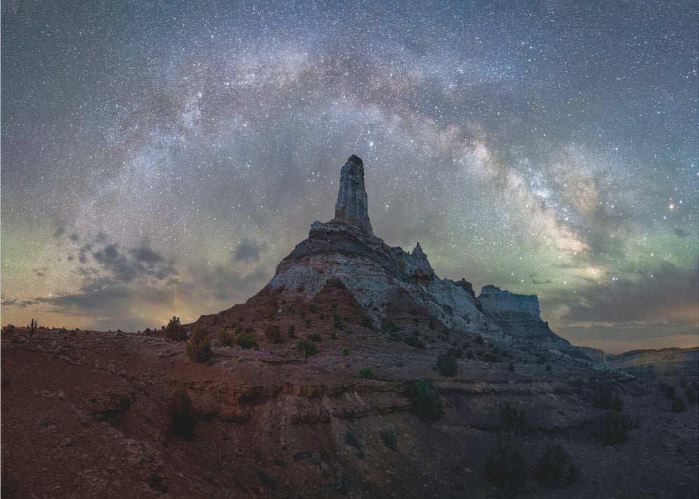 Milky Way Desert Spire