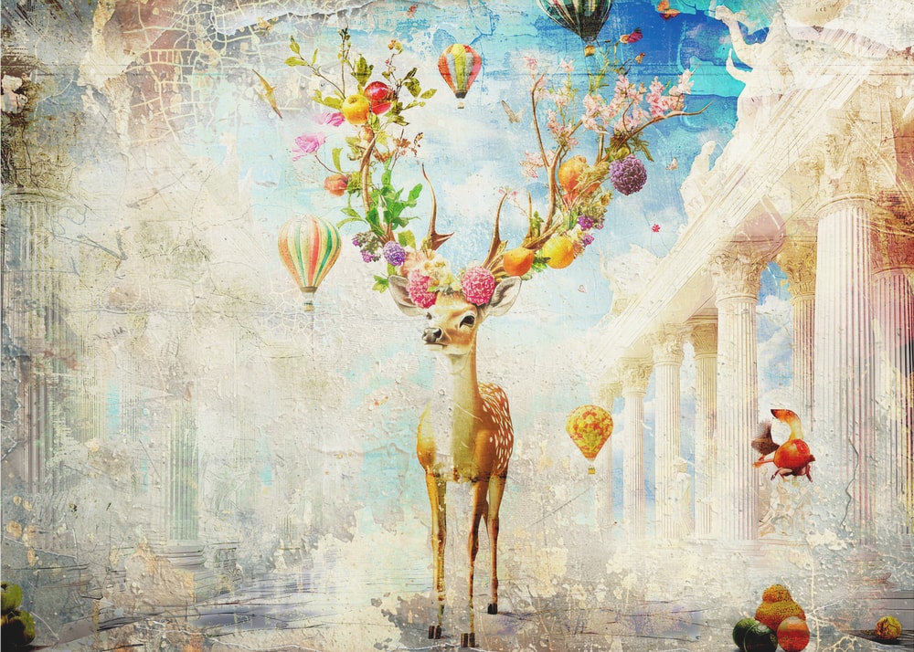 Magical Antlered Deer