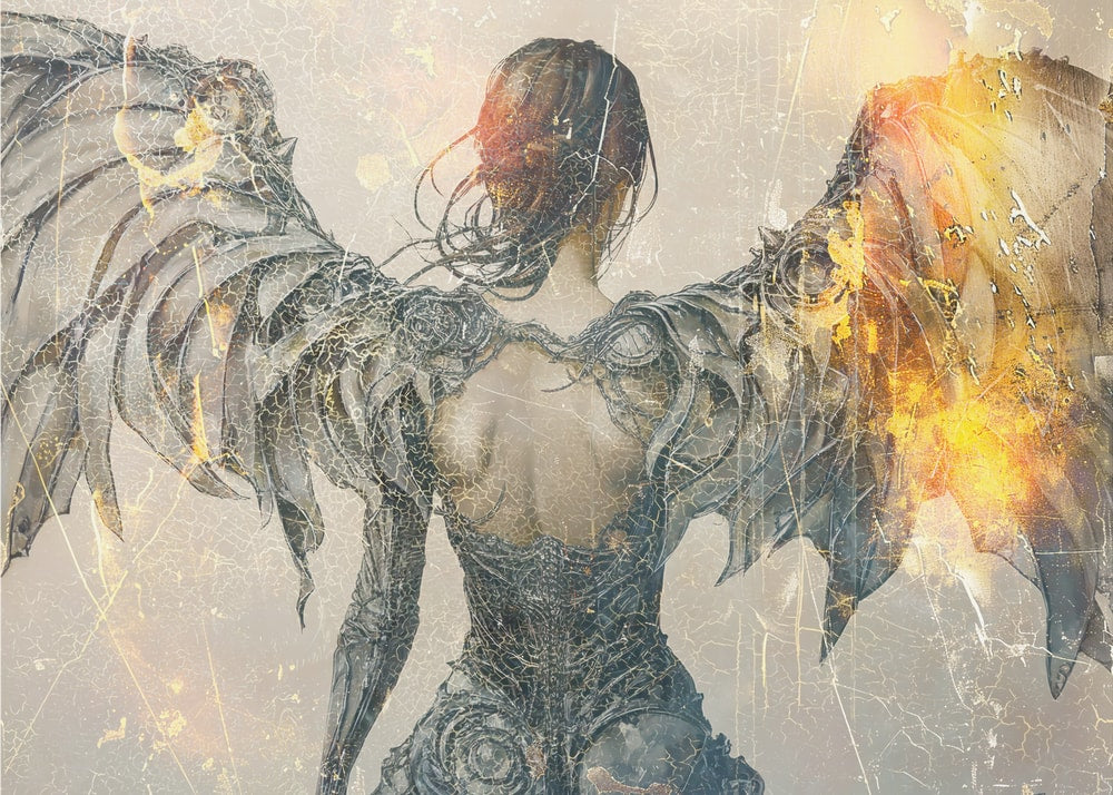 Burning Angel Wings