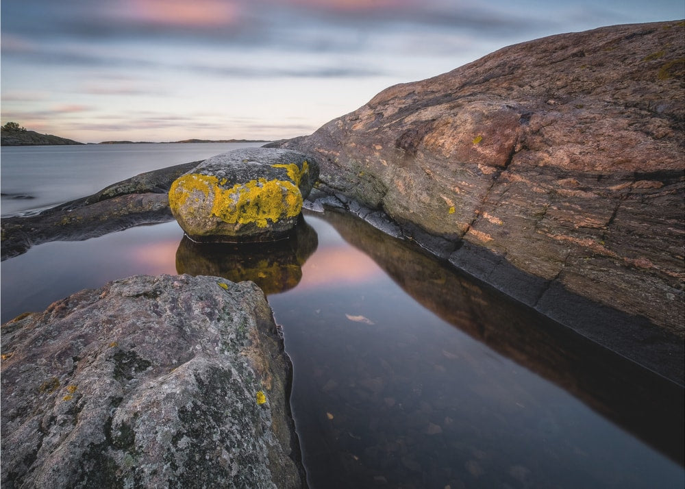 Serene Coastal Reflection