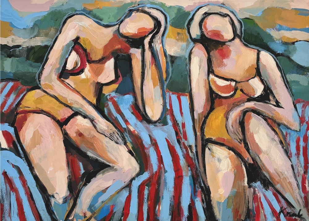 Summer Beach Lounging