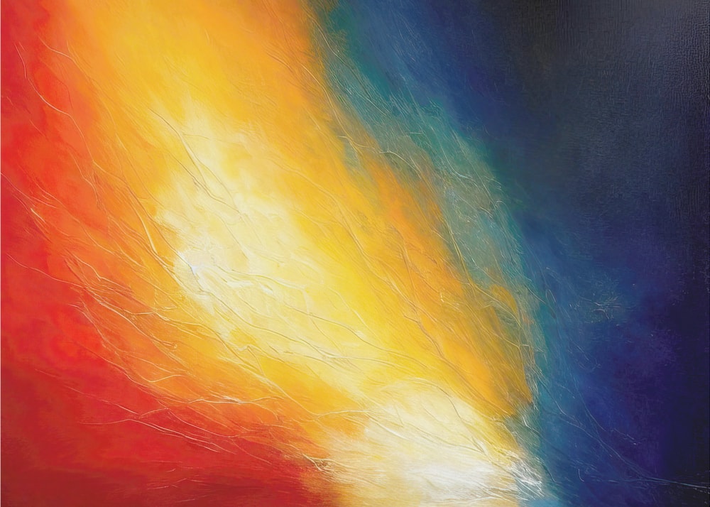 Vibrant Abstract Color Burst