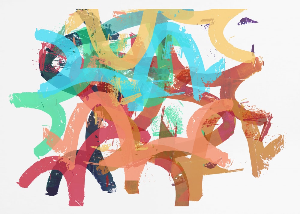 Vibrant Abstract Strokes