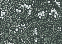 Dark Botanical Bloom