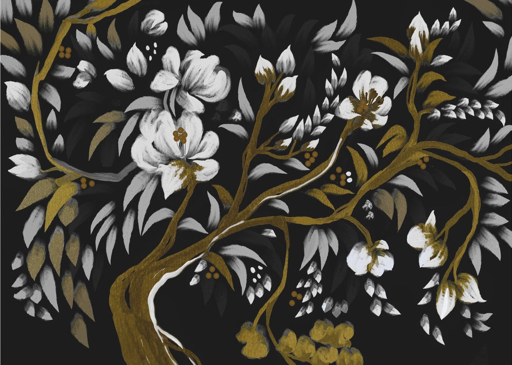 Golden Flowering Tree