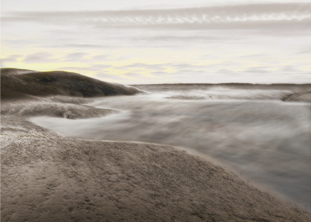 Misty Coastal Serenity