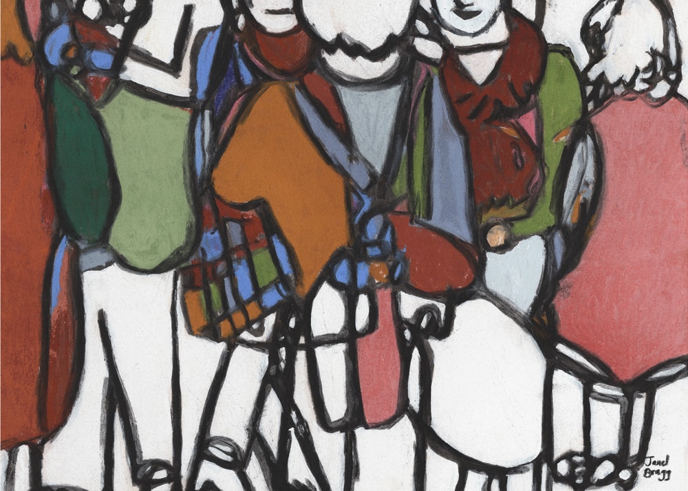 Colorful Abstract Crowd