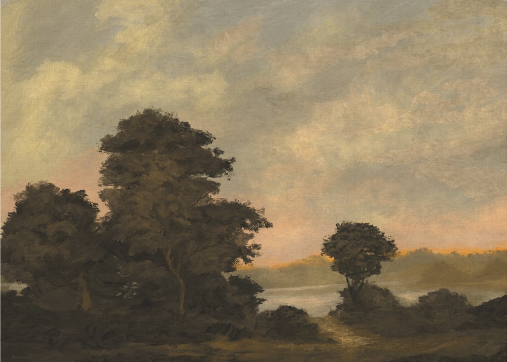 Tranquil Sunset Landscape
