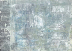 Serene Blue Gray Abstract