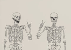 Rock and Peace Skeletons