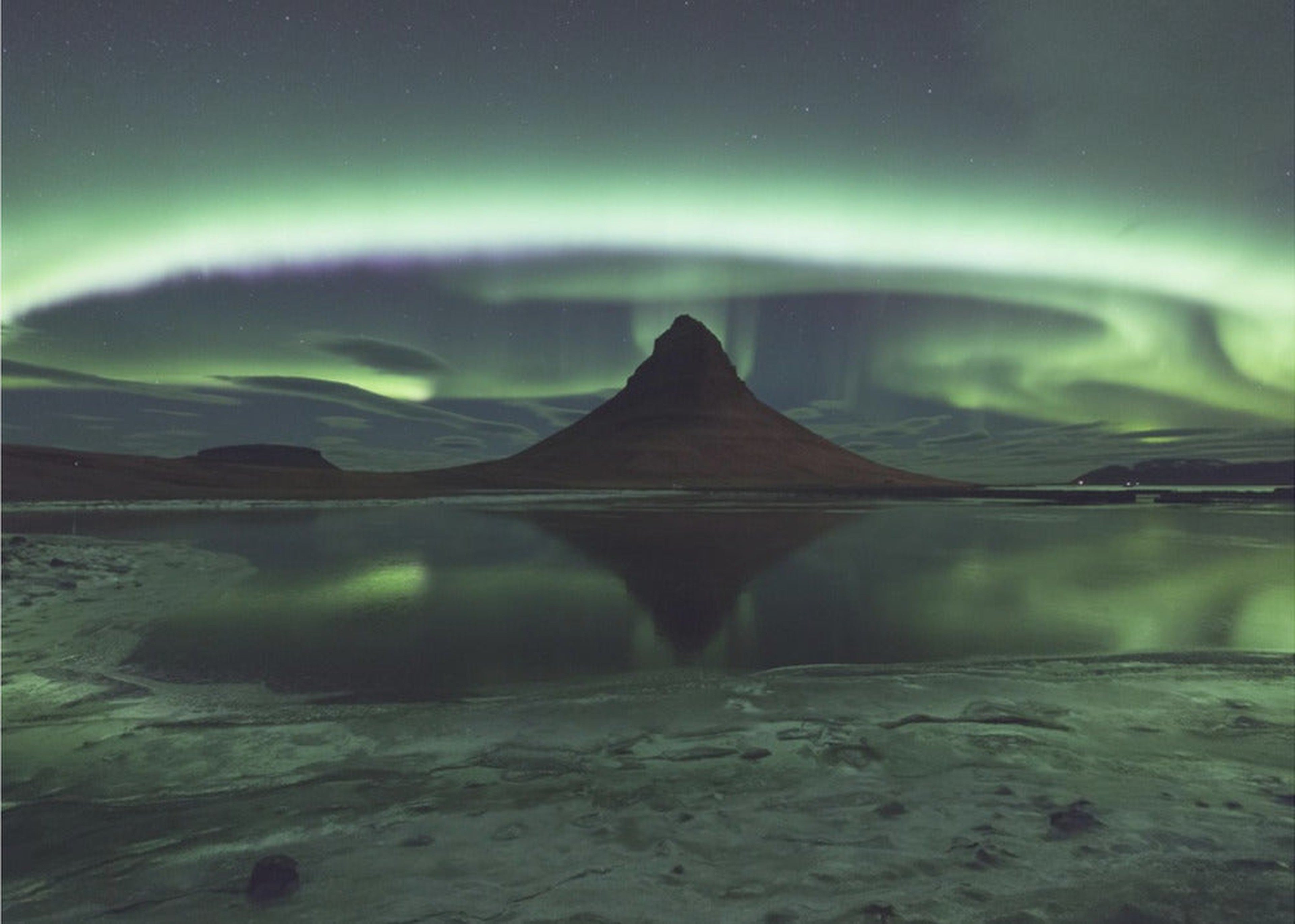 Kirkjufell Aurora