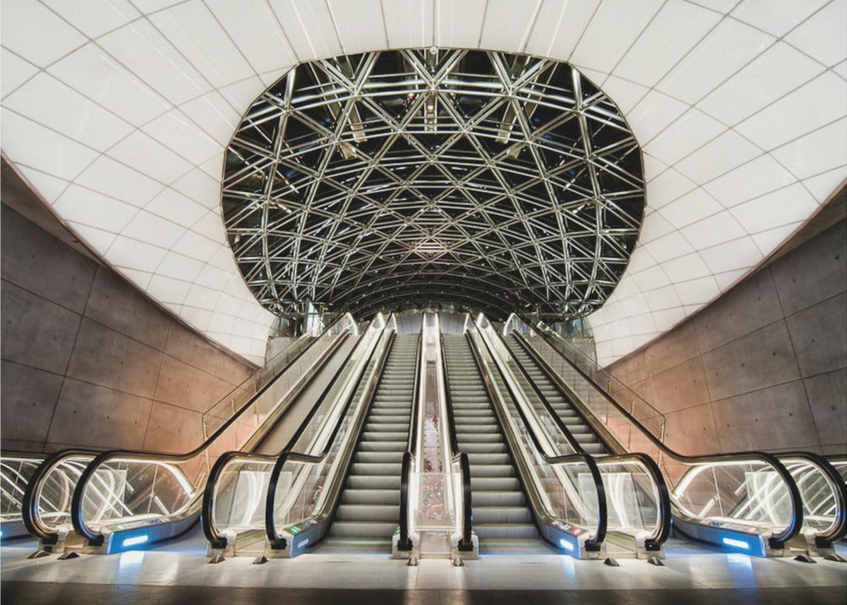 Underneath the concrete surface