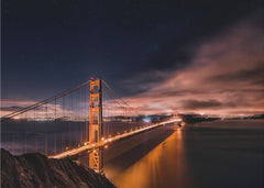 Starry Golden Gate Bridge