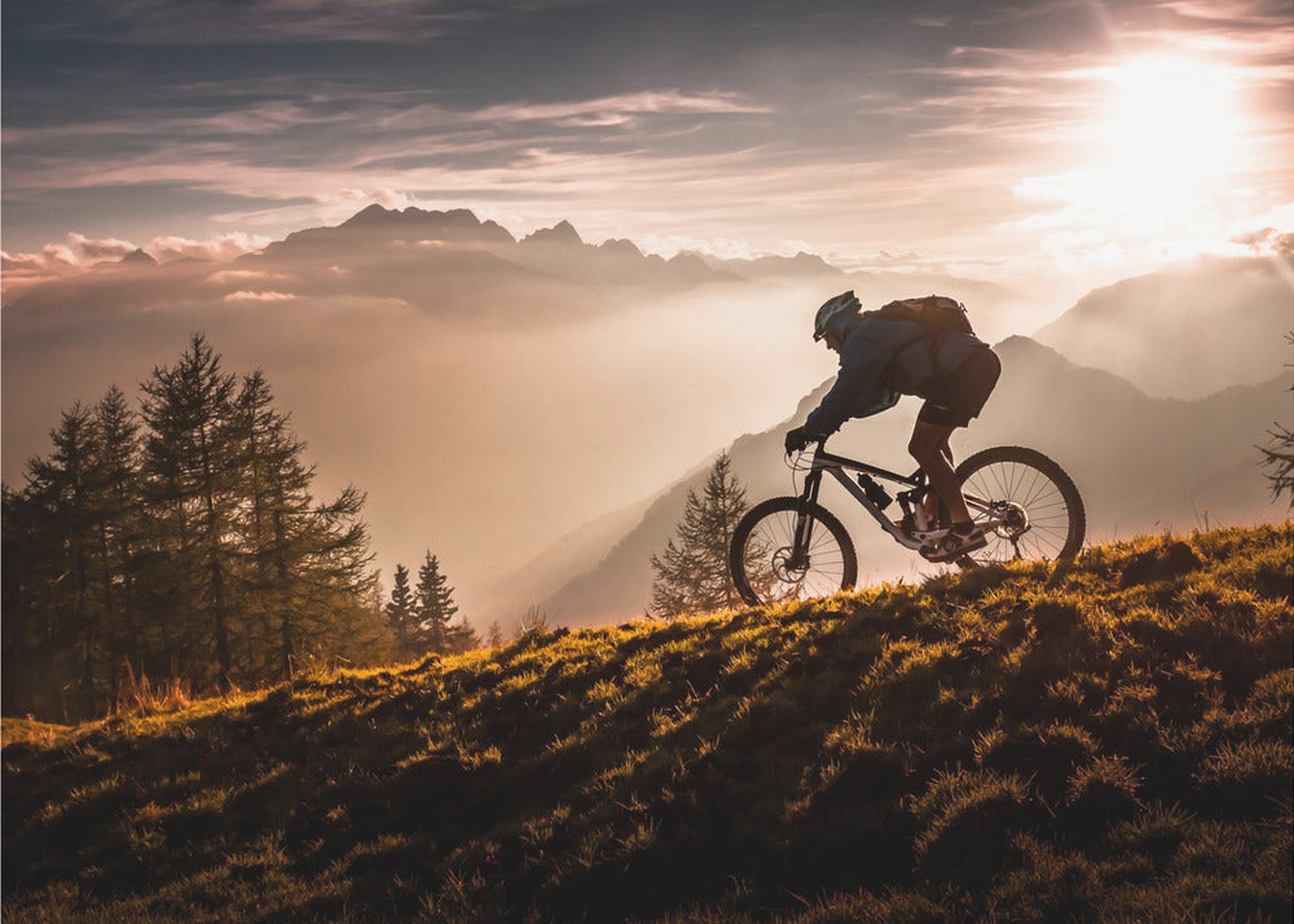 Golden hour biking