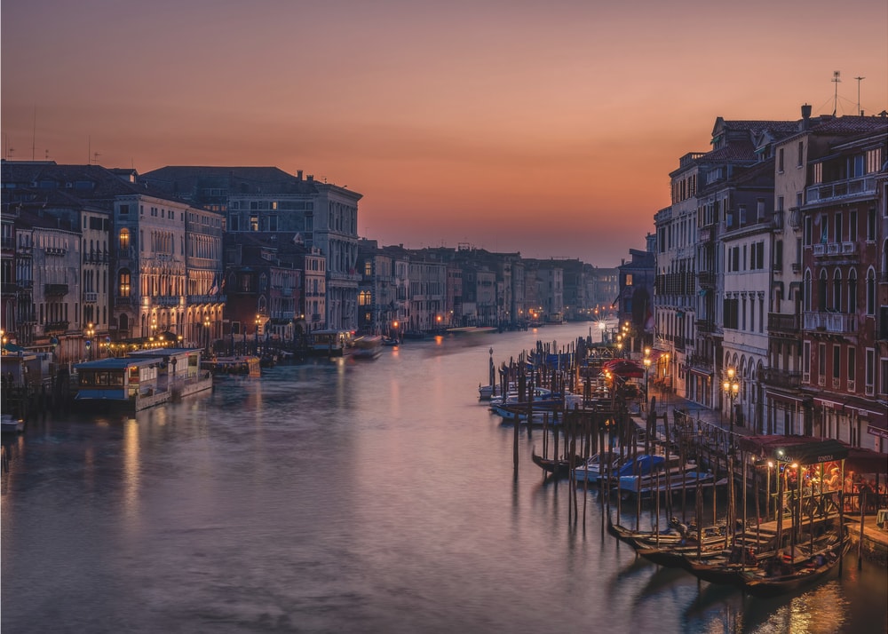 Venice Grand Canal Twilight