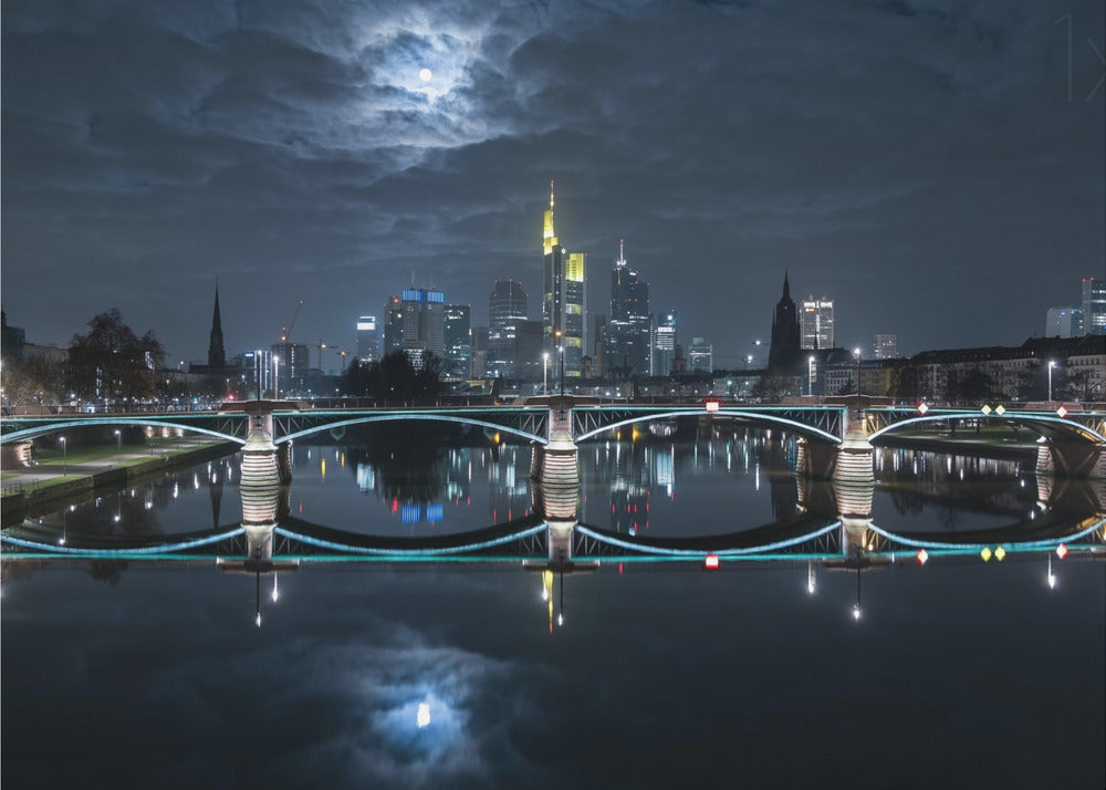 Frankfurt at Full Moon