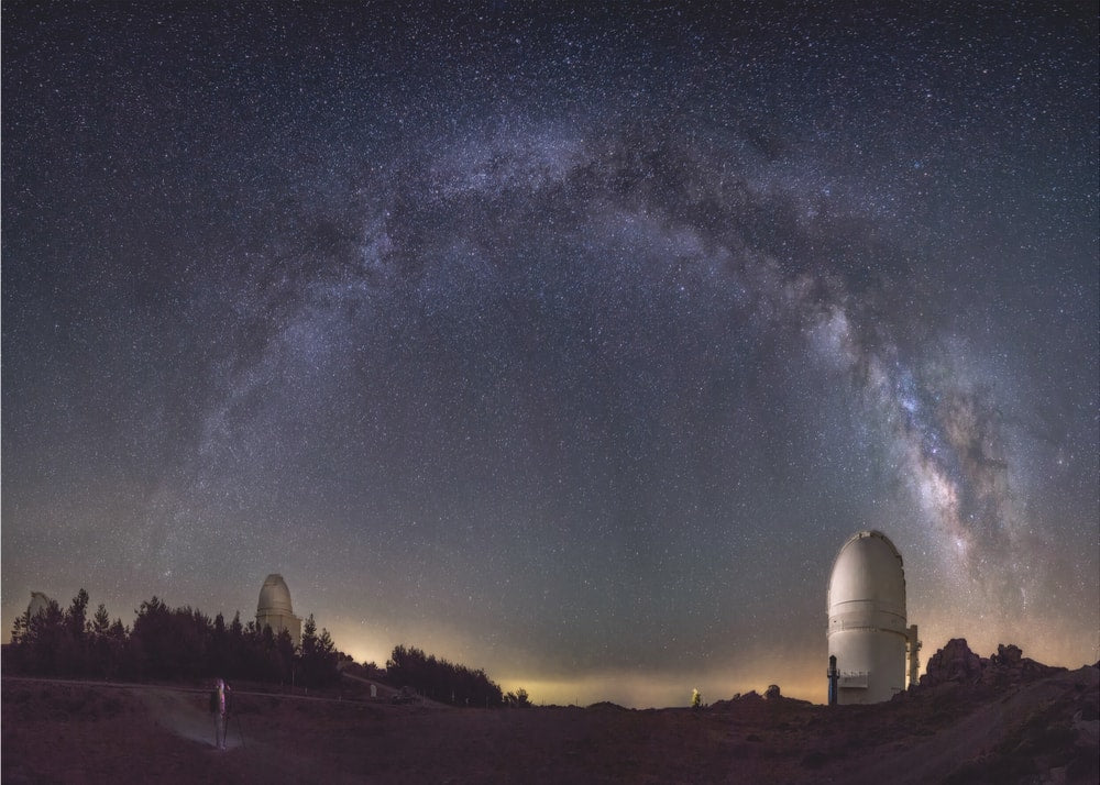 Milky Way Observatory Night