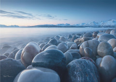 Icy Coastal Rocks