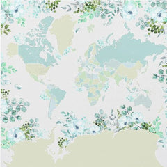 Kartor Marie world map with greenery – kvalitetsprodukt för ett vackrare och mer hållbart hem